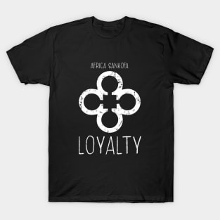 Africa Sankofa Adinkra Symbol "Loyalty" T-Shirt